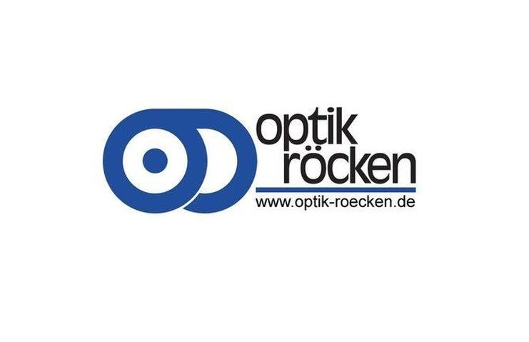 Logo von Optik R&ouml;cken, bestehend aus blauen Kreisen und der Schriftzug "optik r&ouml;cken" mit Webadresse.